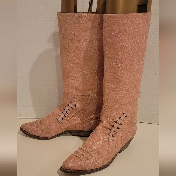 EL VAQUERO ITALIAN LEATHER PULL-ON BOOTS (sz 7) - Picture 3 of 6